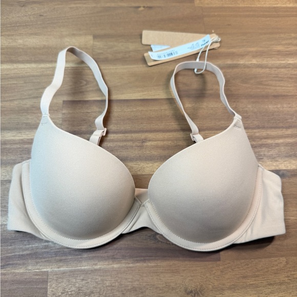 SKIMS Other - SKIMS Fits Everybody Push Up Demi Bra Light Beige Clay